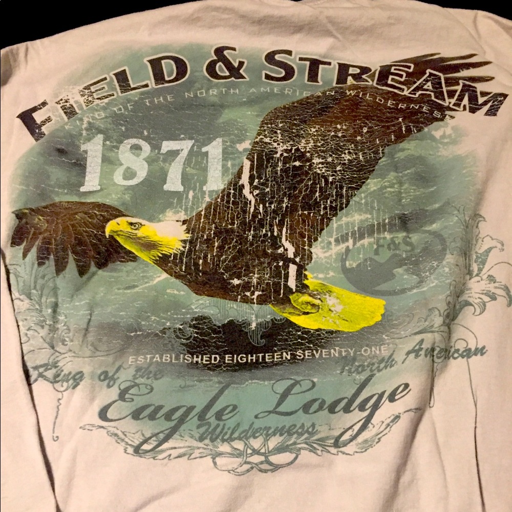 Field & Stream Long Sleeve Large T-Shirt NWT